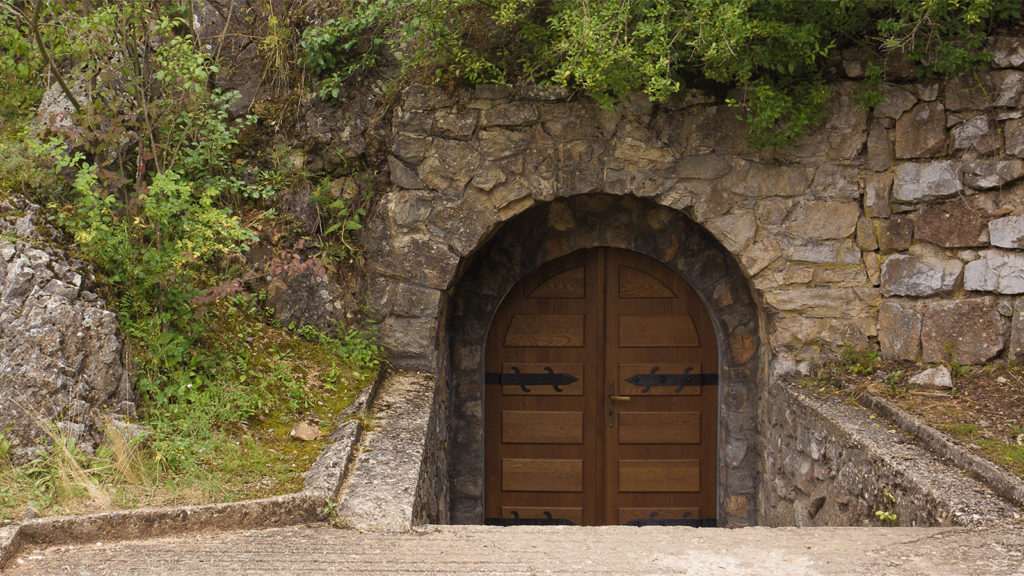 Door to the caverns